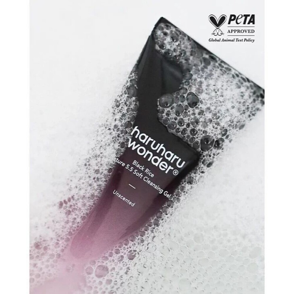Haruharu Wonder Black Rice Moisture 5.5 Soft Cleansing Gel 100ml Fermented Black